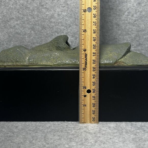 TIKI‎ Easter Island Moai Tissue Box Cover Faux Stone Green Face Dispenser Holder - Picture 11 of 13